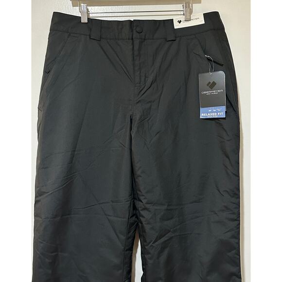 Obermeyer Womens Keystone Ski Pant Black Size 14 Short NWT High Rise Relaxed Fit - Picture 3 of 15